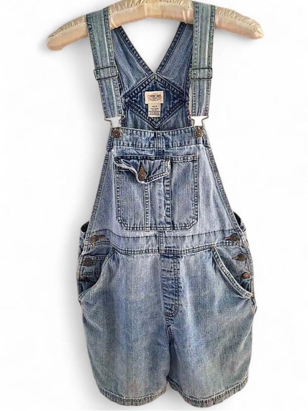 Vintage Cherokee Light Blue Denim Bib Overalls size XL